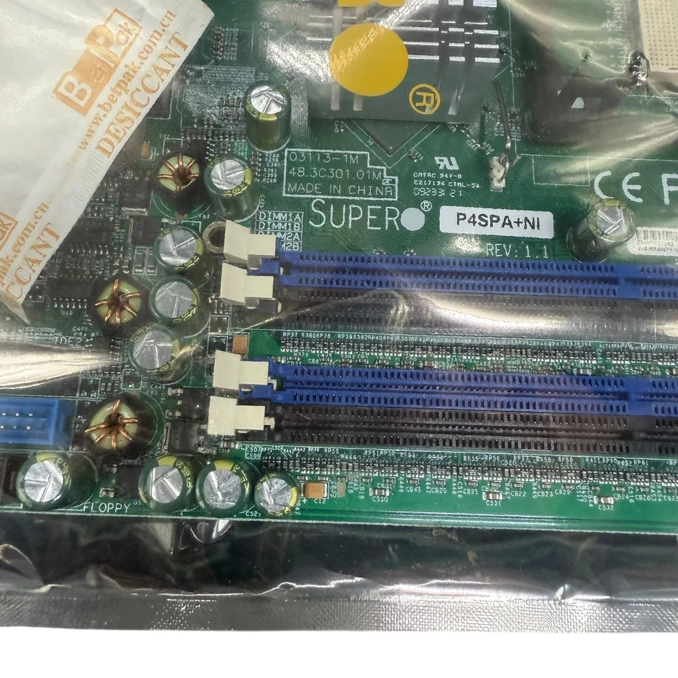 Carte mère Supermicro P4SPA+NI Pentium 4 & Celeron ATX (jamais utilisée | non... - Photo 3/3