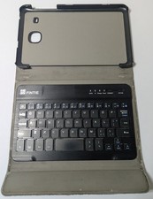 FINTIE Bluetooth Keyboard and Magnetic Case Black for Samsung Tab E8 SM-T377