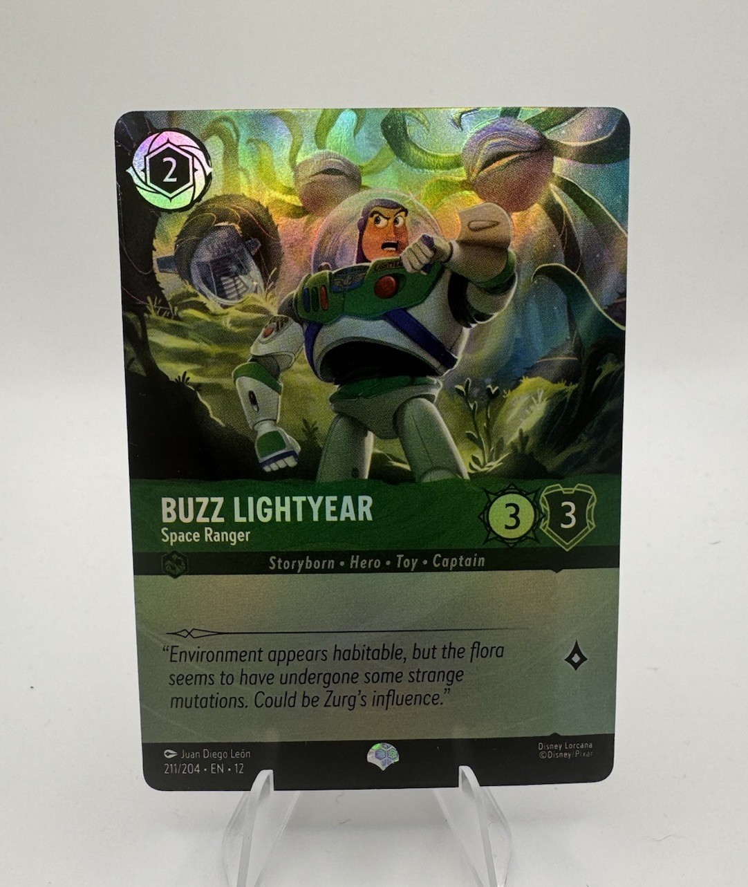 Buzz Lightyear - Space Ranger (Epic) 211/204 Wilds Unknown Epic NM Holo