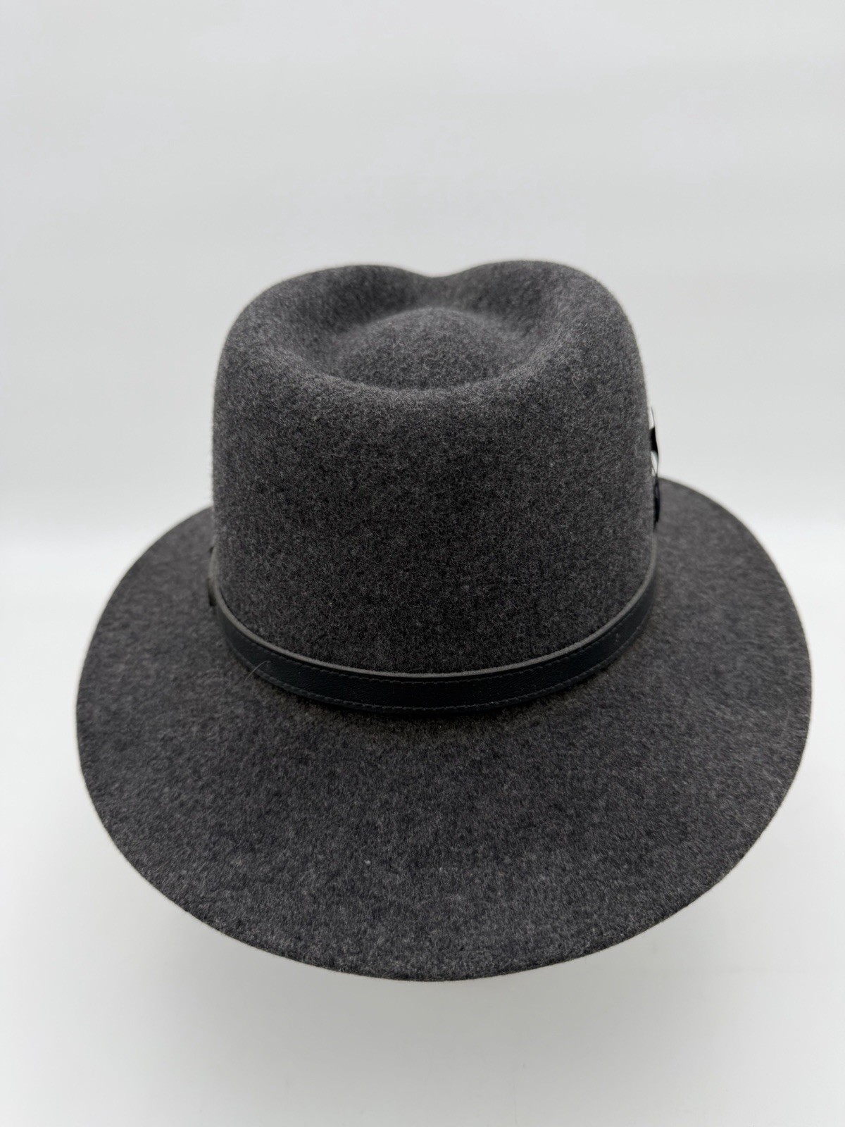 Pendleton Wool Felt Fedora Hat Feathers Mens Larg… - image 7