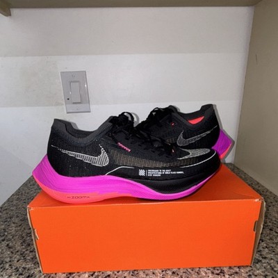 Men Nike ZoomX Vaporfly NEXT% 2 Black Pink Crimson Raptors Running