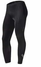 Men Cycling Black Pants Tights 3d Gel Pad Bicycle XL  Slim Casual Pants NWT