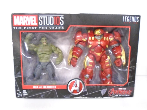 Marve Legends Studios HULK VS IRON MAN HULKBUSTER Figure Set SEALED 2017 Hasbro