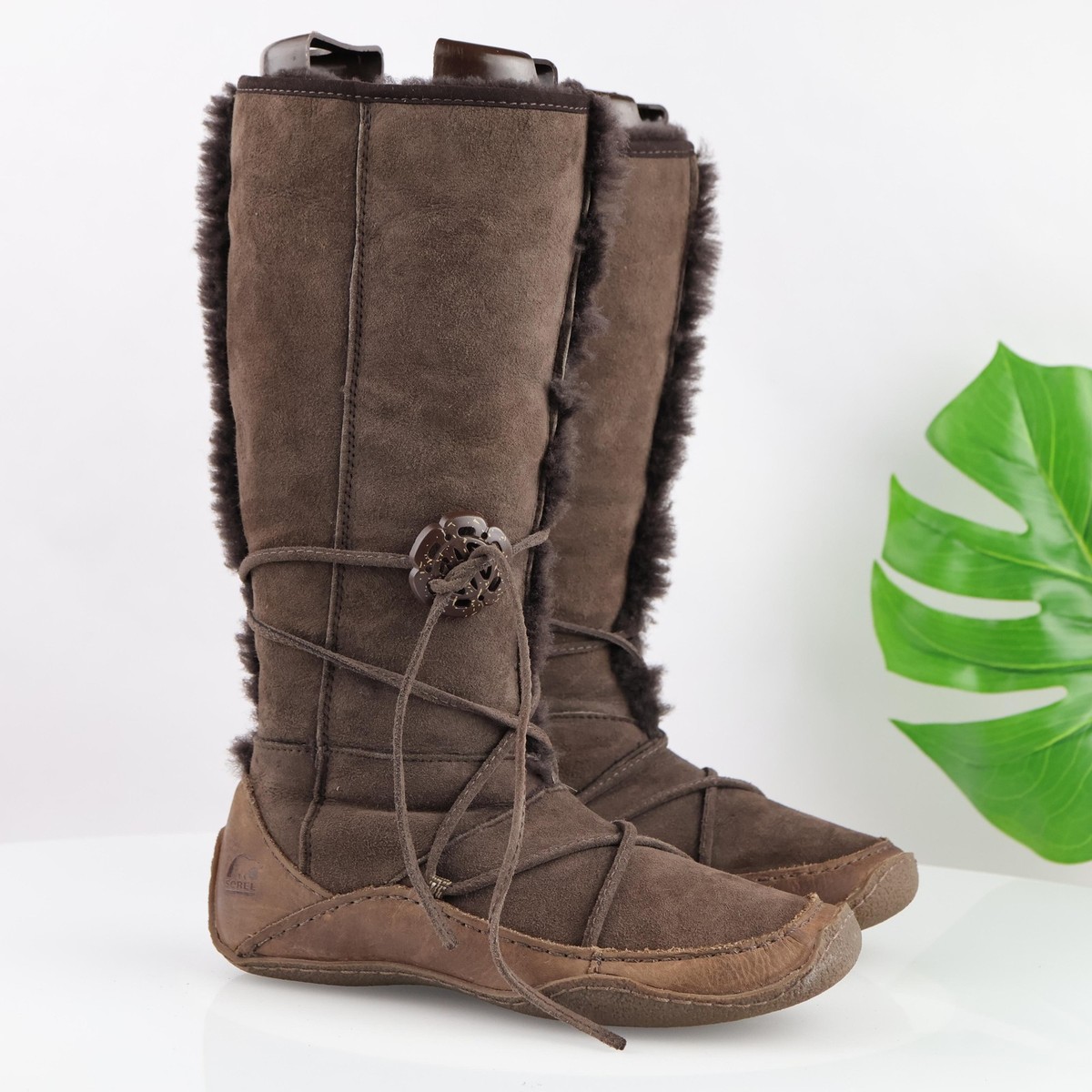 Sorel Coldpac Boots Suede Upper Front Zipper Thinsulate Waterproof Shell SZ 11.5 NWT Sorel Women main image 3