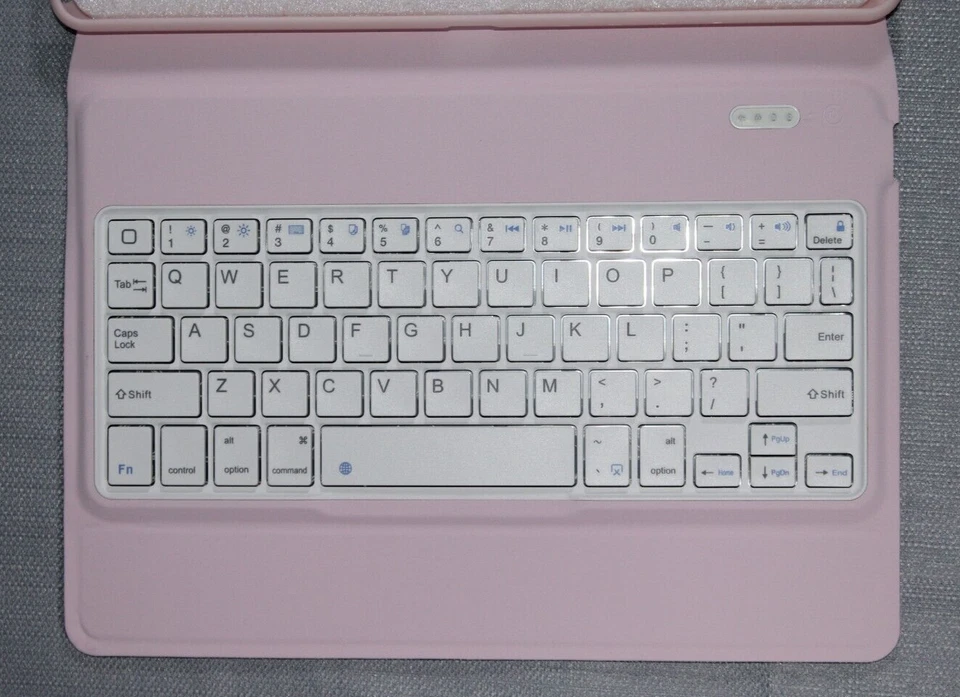 Smart Keyboard Wireless Touchpad Case For iPad 10.2/10.5 Pink - Image 3 of 4