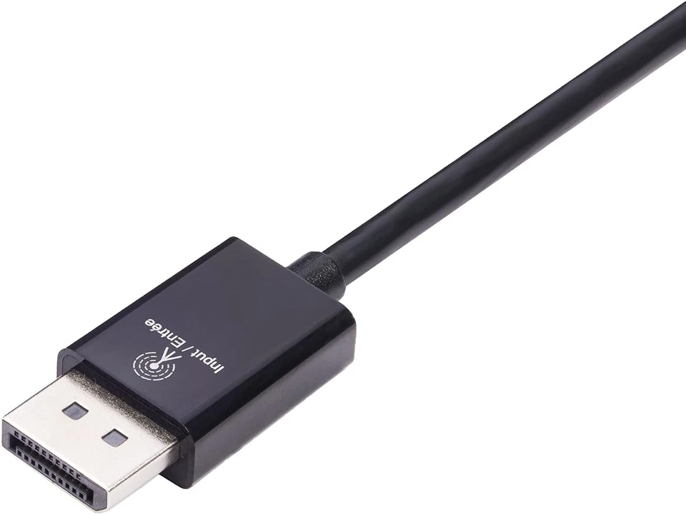 AmazonBasics DisplayPort to HDMI Adapter upto 4k@30Hz Black - Image 3 of 4