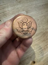 WWI Horse Rosette Copper Eagle Coat Arms Calvary Scout Army Collector GIFT