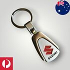 <!--F#f_0-->Keyring Suzuki Classic Stainless Keychain Ring Car Chrome Premium OZ Stock<!--F/-->