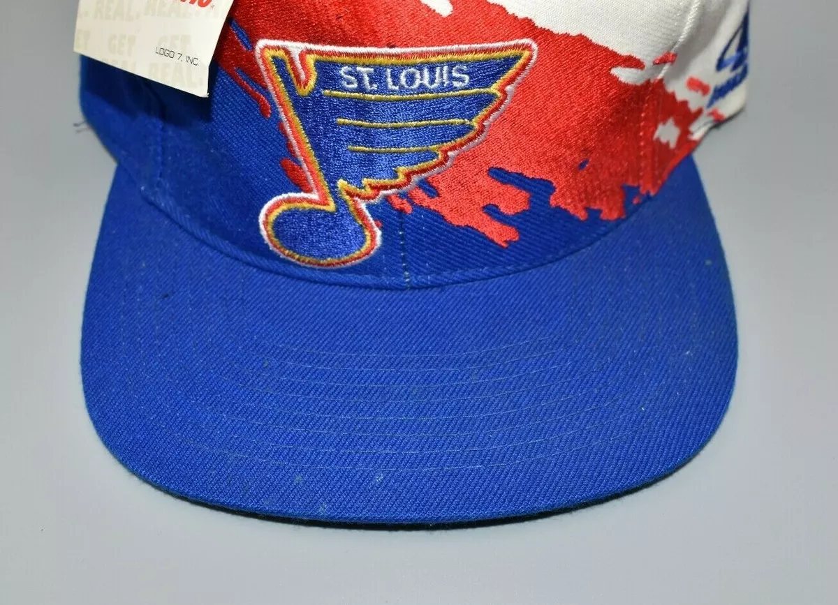 St. Louis Blues 47 Brand NHL Clean Up Vintage Adjustable Hat - Black O