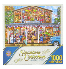 Master Pieces Jigsaw Puzzle 1000 Pc Signature Collection Hometown Market store