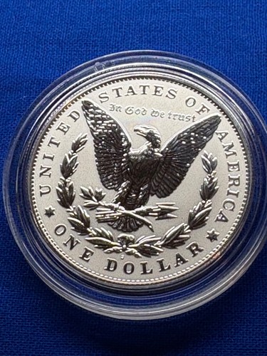 2023 S PRUEBA INVERSA DÓLAR MORGAN DE JUEGO DE DOS MONEDAS DUEÑO ORIGINAL ENVÍO GRATIS - Imagen 3 de 7