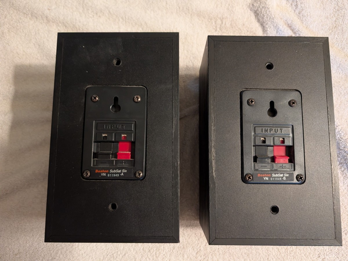 Boston Acoustics SubSat Six Pair of Satellite Speakers TESTED | eBay