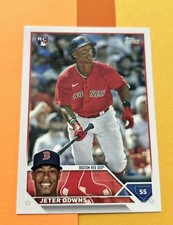 2023 Topps 165 Jeter Downs   Boston Red Sox RC Baseball Card