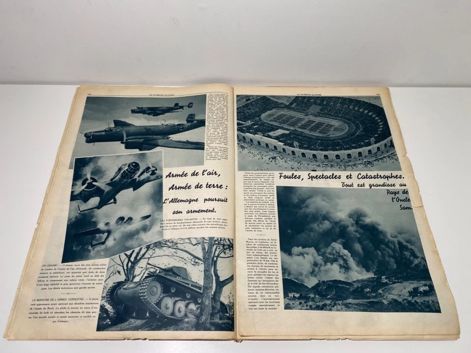 Vieux journal « Le Patriote Illustré » de 1938, pré seconde guerre mondiale - Photo 4/4