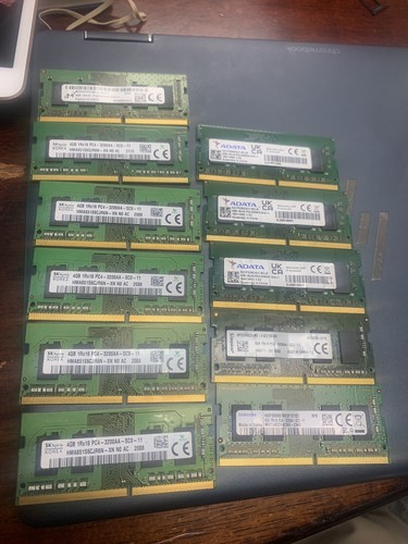 11 X 4gb DDR 4-Samsung/ SK hynix/Adata/Micron/Kingston PC4-3200 DDR4 Laptop RAM - Picture 6 of 6