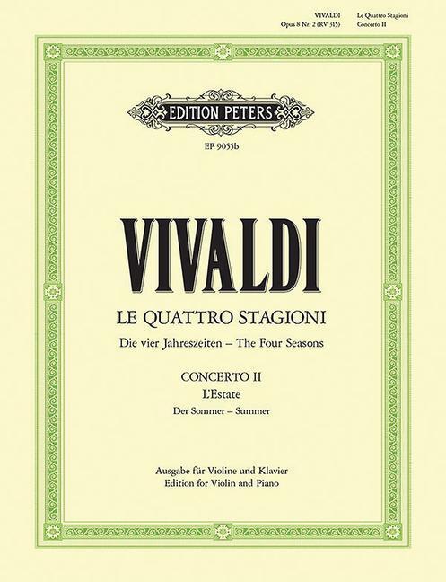 Die Jahreszeiten: Konzert Für Violine, Streicher Und Basso Continuo