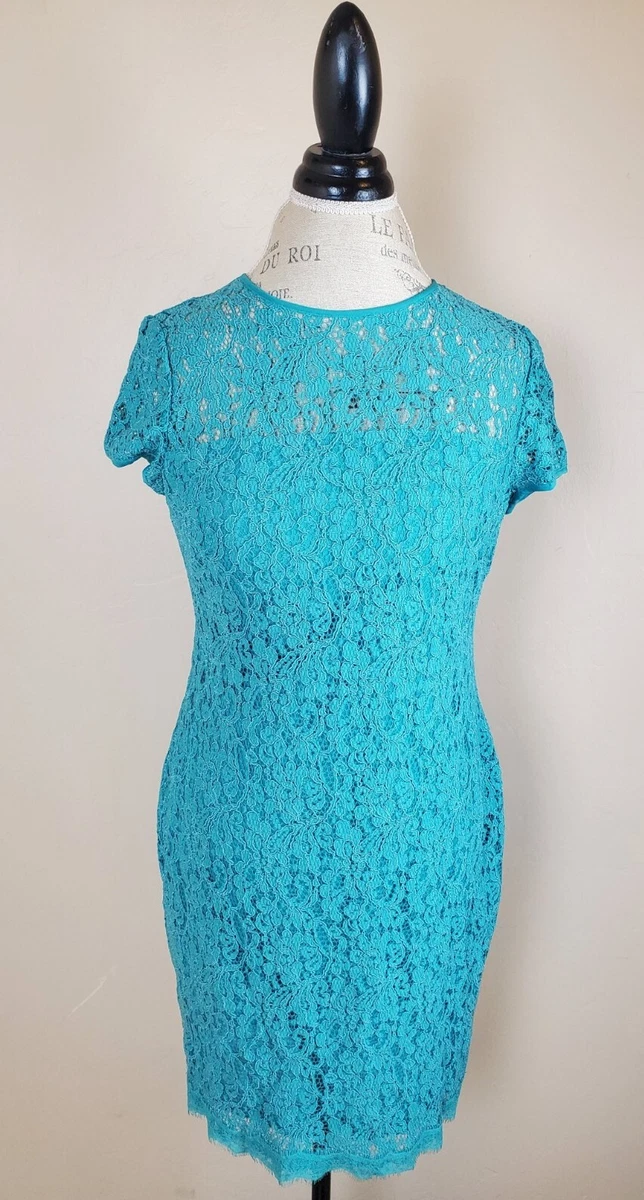 Adrianna papell turquoise dress sales