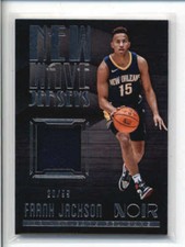FRANK JACKSON 2017/18 PANINI NOIR NEW WAVE ROOKIE USED JERSEY #20/99 AH6564