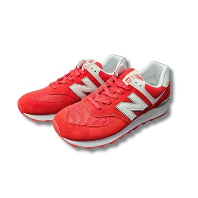 Scarpe da ginnastica per uomo estive New Balance 574 rosse taglia