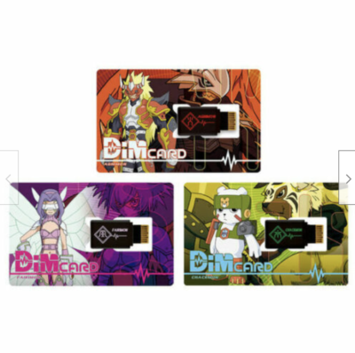デジモン VITAL BRACELET BE Dimカード Bandai Digimon Vital bracelet Digimon Dim Card Rare Card holder