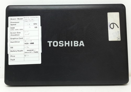 Toshiba Satellite Pro C660D-185 - AMD E-350 1.6GHz - 4GB Ram - 15.6" - 320GB ... - 第 3/6 張圖片