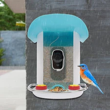 Solar Bird Feeder with Waterproof?1080p HD Camera Night Vision AI Recognition