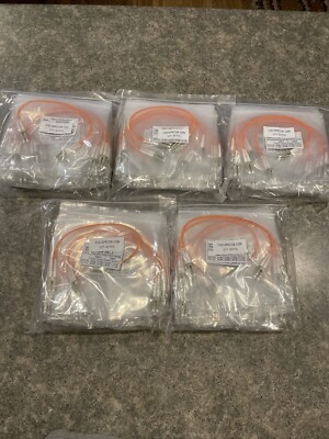 Patchcord LC/UPC-LC/UPC OM1 DX 2.0mm PVC 12'' Orange CIS1SPEC08-12IN (QTY-100)