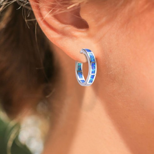 Ladies Round Earrings Ladies Jewelry Accessories Sensitive Ear Hypoallergenic - Picture 23 of 32