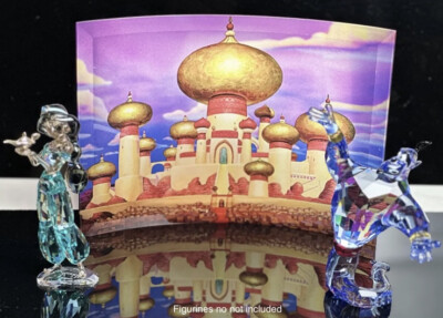 swarovski Aladdin jasmine genie Abu eago crystal display Read Description