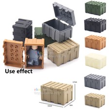 Pacchetto armi militari mitragliatrice custodia armi scatola blocchi costruzione giocattolo figure set