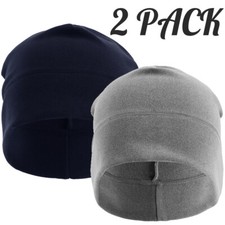 2x Tactical Warm Winter Fleece Watch Cap Military Beanie Skull Hat for Men Women