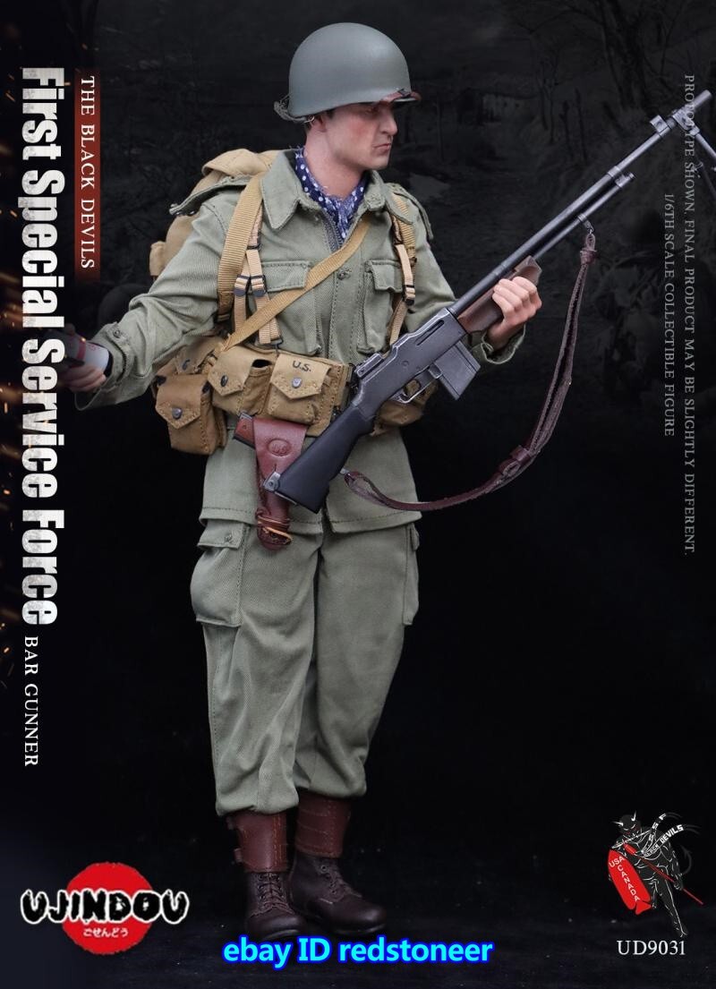 UJINDOU First Special Service Force - BAR Gunner 1/6 Scale Soldier