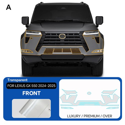 For Lexus GX550 Luxury/Over/Premium Front Bumper Precut Paint Protection Film - Picture 2 of 20