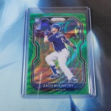 2021 Panini Prizm Baseball Zach McKinstry Rookie RC Green Wave Prizm #92 NM/M