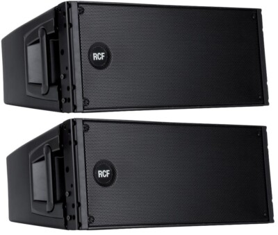 2x RCF HDL 20-A ACTIVE LINE ARRAY MODULE 1400Watt with Two Powerful 10  Speakers
