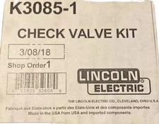 Lincoln Electric K3085-1 Check Valve Kit.