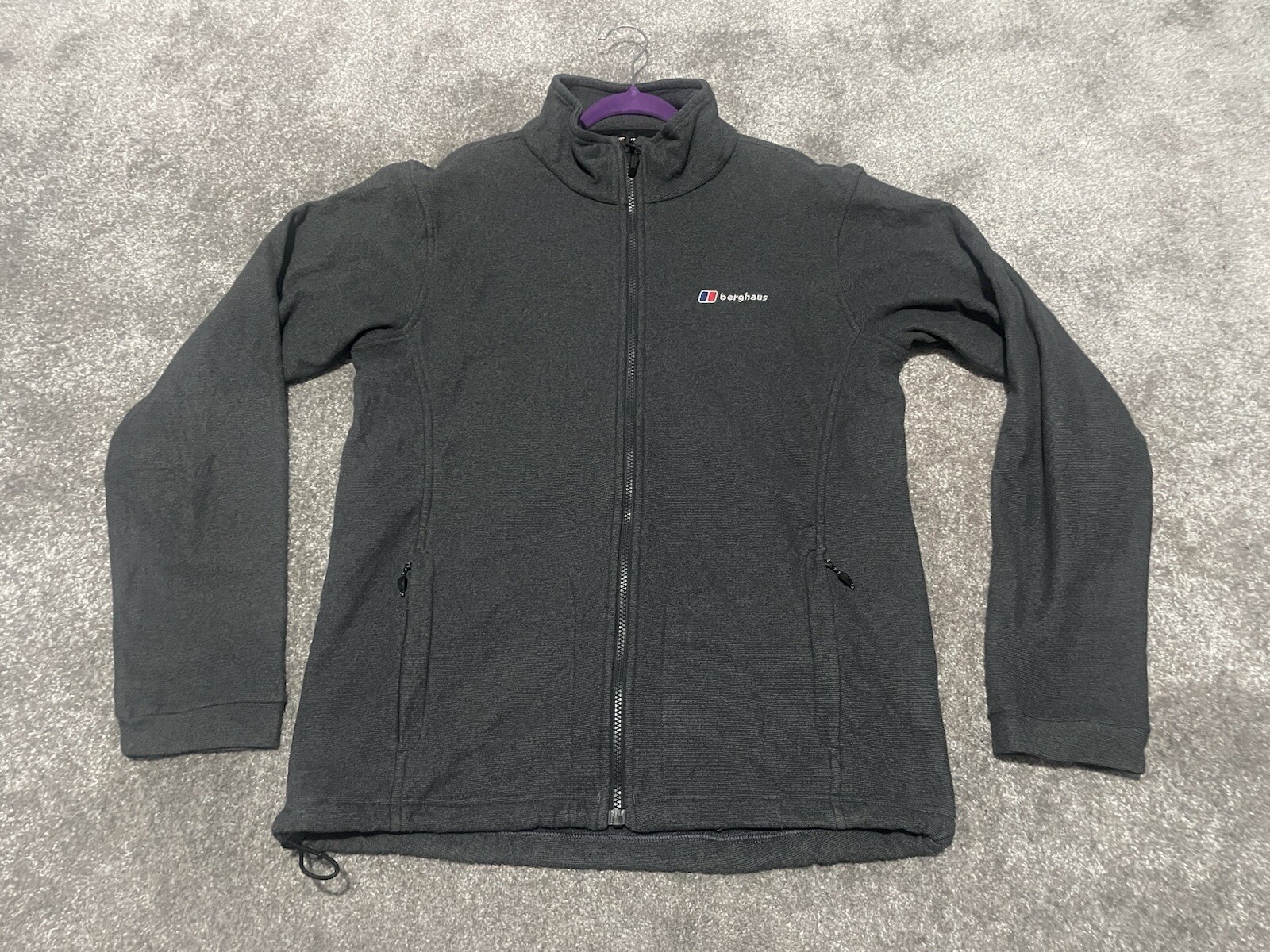 Berghaus Fleece Jacket Full Zip Grey Size Medium #11
