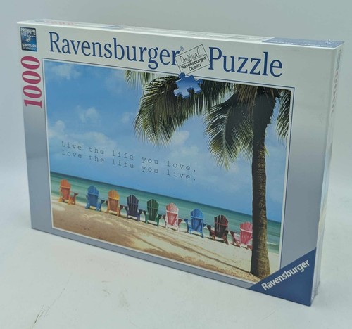 Ravensburger 19635 Live the life you love Love the life... Puzzle 1000 pezzi NUOVO - Foto 2 di 11