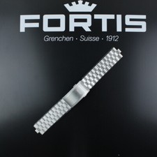 Fortis BLOCK BRACELET Stahlband für F-39, F-41, F-43, M-40, M-44, S-41 und N-42