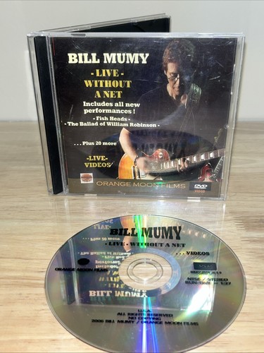 Bill Mumy -LIVE- Without A Net DVD Very Rare OOP