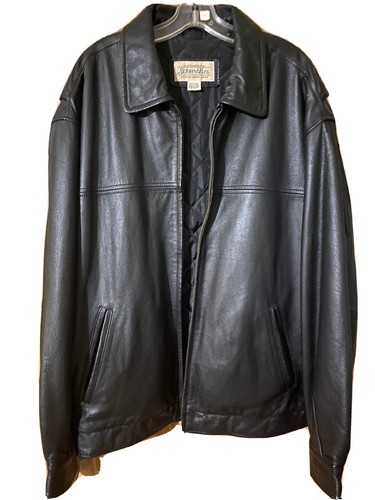 ST. Johns Bay Men's Black Leather 