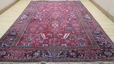 HAND MADE Carpet Rug Wool Vintage Woven Oriental Living Room 11ft 3" x 8ft 1"