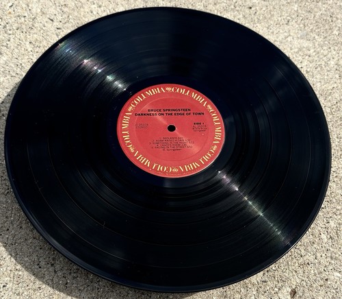 BRUCE SPRINGSTEEN Vinyl RECORD ONLY NO COVER Darkness On The Edge Of Town