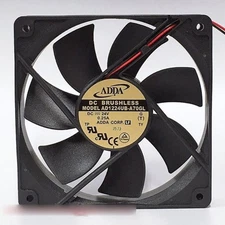 New ADDA AD1224UB-A70GL 24V 0.25A 2-Wire DC Brushless Fan#QW