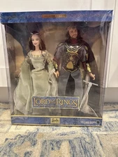 2003 Lord of The Rings Arwen and Aragorn Barbie Collectors Edition Set B3449