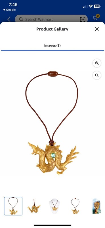Jakks Pacific Disney Raya and the Last Dragon Raya Dragon Pendant Necklace