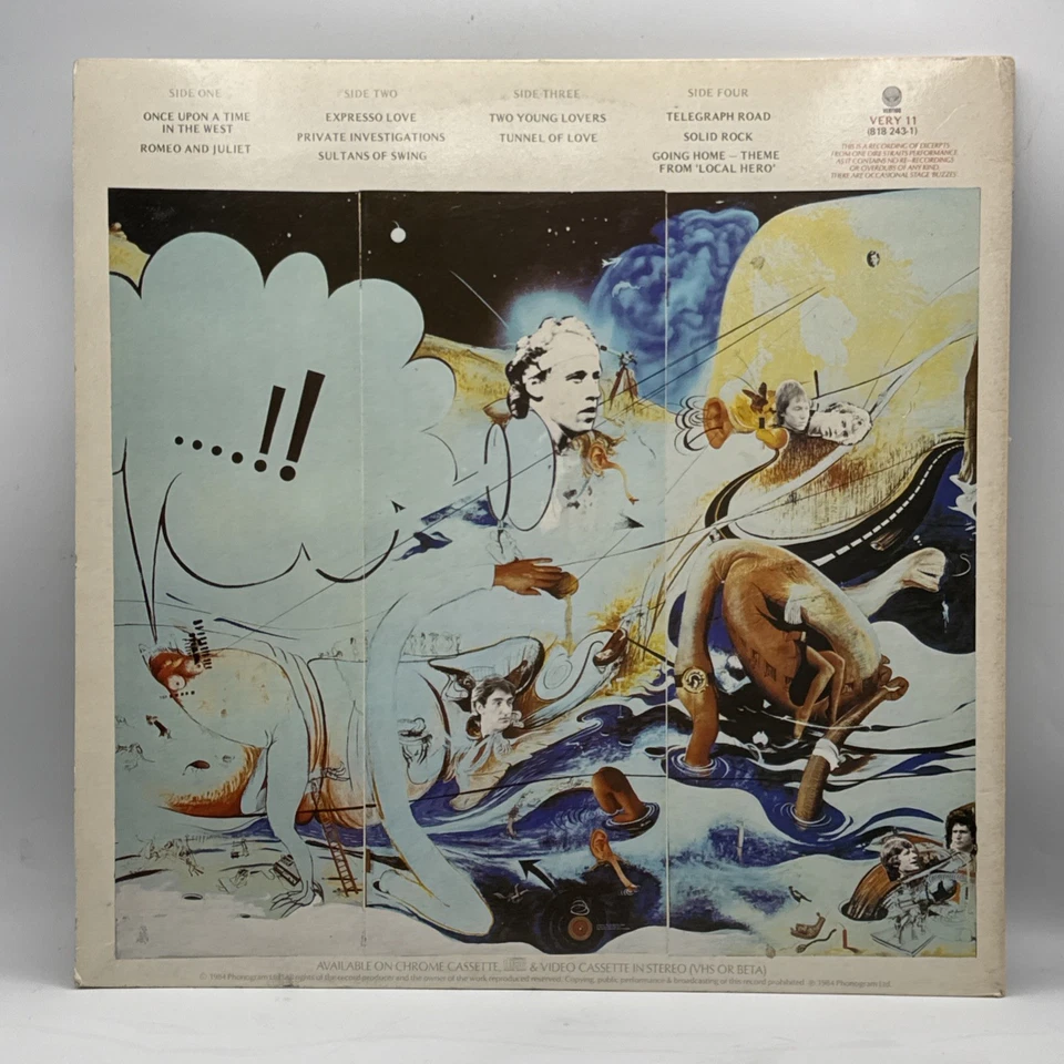 Dire Straits - Alchemy Live - 1982 Великобритания 1-й пресс-альбом (NM-) ультразвуковая очистка - Изображение 2 из 4