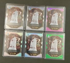 Chase Burns 2024 Bowman Chrome VIP Rookie GREEN/99 + 2 BASE + PINK/199 + 2 MOJO!