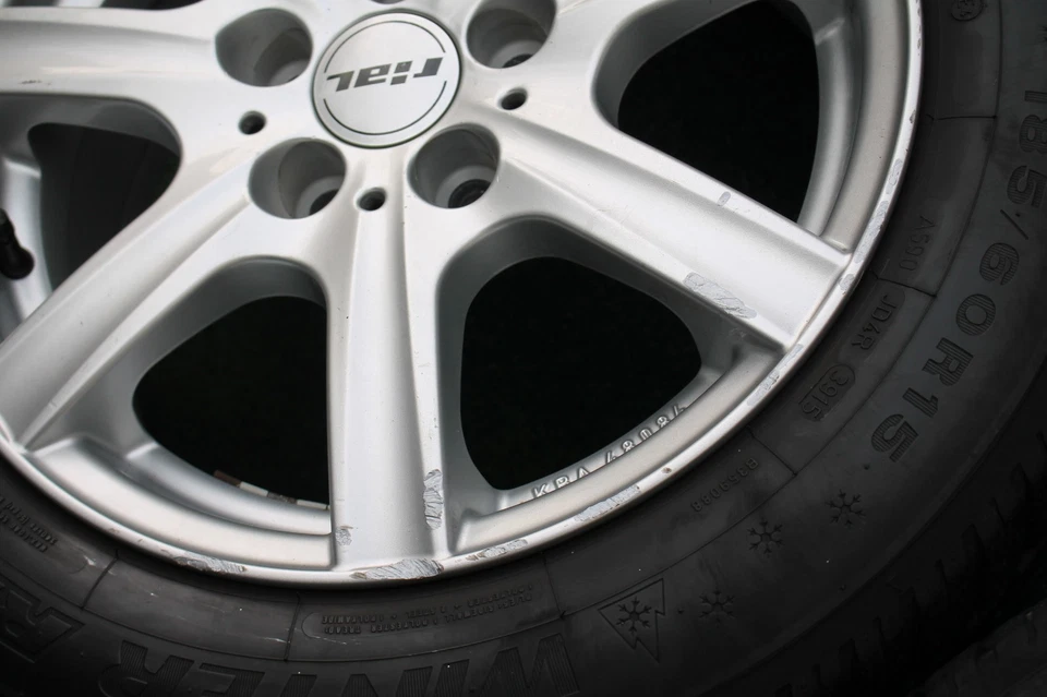 VW Polo 6R Seat Ibiza 6J Skoda Fabia 5J Praktik Roomster  Winterräder 185/60 R15 - Bild 4 von 4