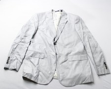 Emporio Armani Men G Line Basketweave Pick Stitched Suit Jacket MP7 Grey US:52